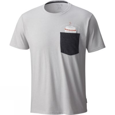 Tee Mountain Hardwear No Can Left Behind Manga Corta Hombre Gris - Chile MLX039246